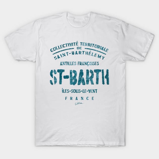 St. Barth, French Antilles T-Shirt by jcombs